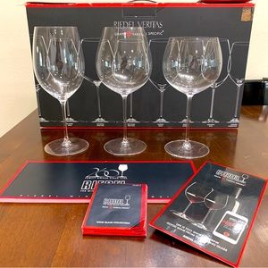Riedel Veritas Grape Varietal Tasting Set of 3 Glasses